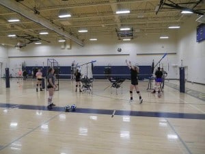 volleyball training with The Edge volleyball training equipment